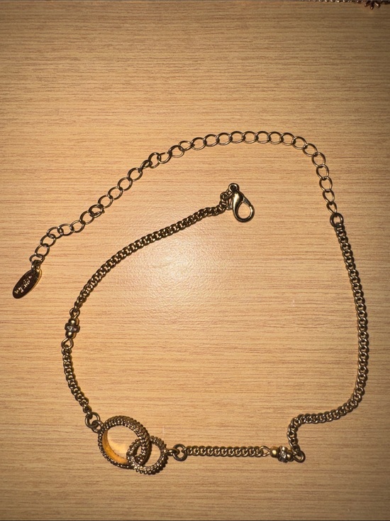 Swarovski Jewelry - Ettika Gold-Tone Interlocking Circle Center Choker